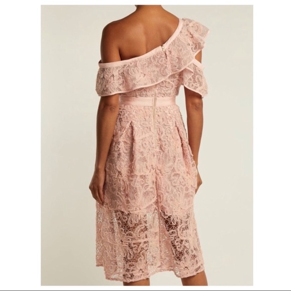 💥6 HR SALE💥 SELF-PORTRAIT FLORAL LACE MIDI DRESS - Picture 6 of 8